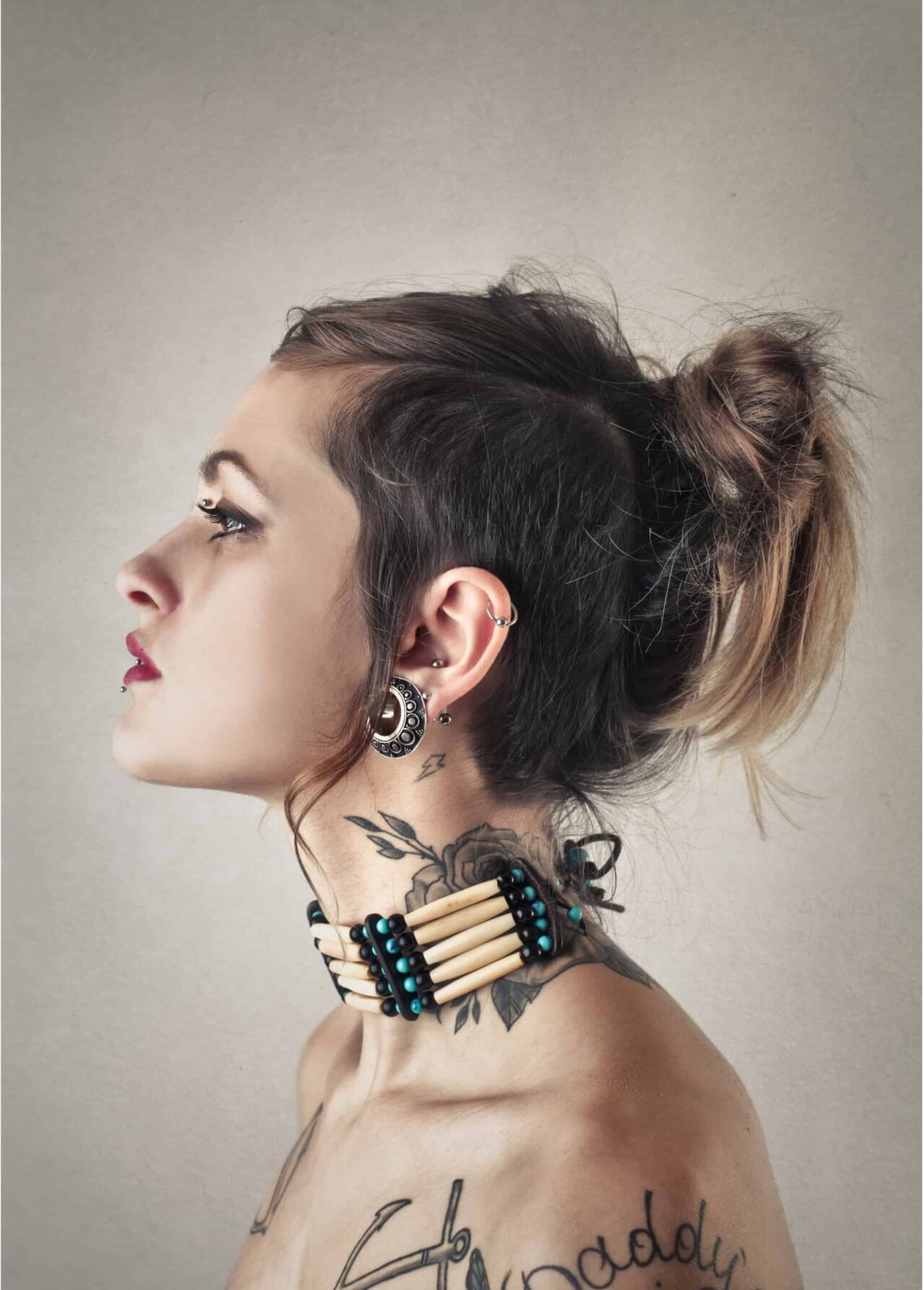 Woman with Tattoos