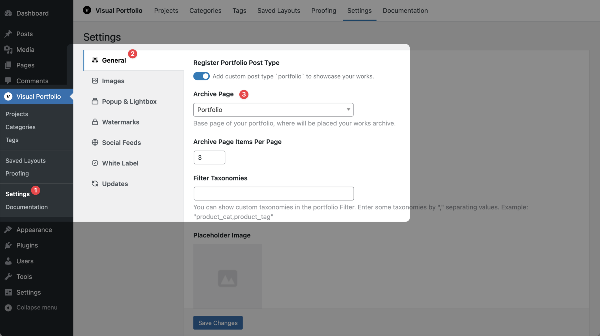 Creating and Customizing Your Portfolio Archive Page